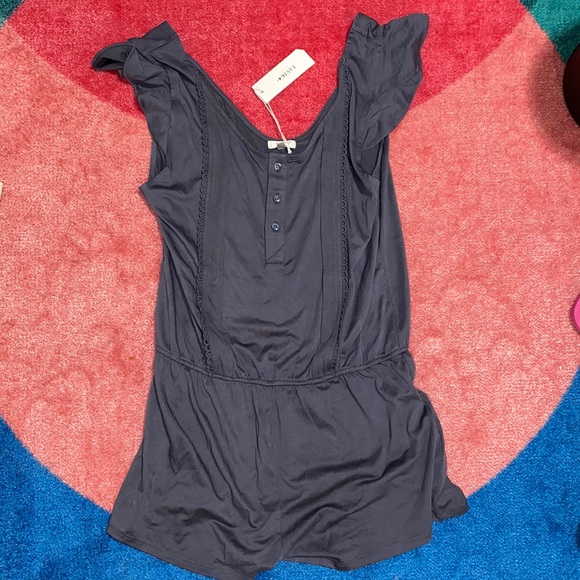 Tavik Pants - Tavik Romper • Aegean Blue • size Small